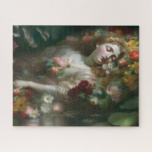 Ophelia Painting Shakespeare Classic Literature Jigsaw Puzzle