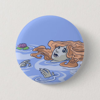Ophelia Pinback Button