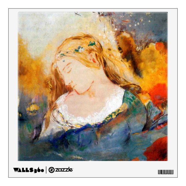 Ophelia, Redon Wall Decal (Front)
