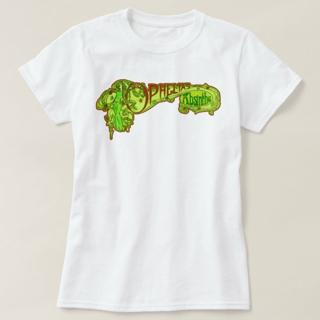 Ophelia's Absinthe T-Shirt (Design Front)