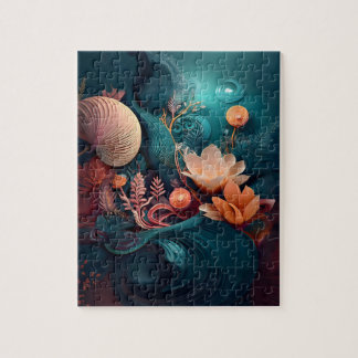 Ophelia's Dream Ethereal Art Print Jigsaw Puzzle