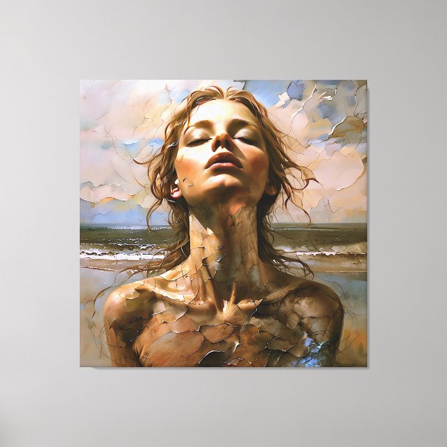 “Ophira”  Fragments of the Sea Canvas Print (Front)