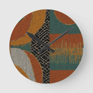 ophisticated Luxury African Caribbean Island Round Clock