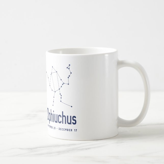 Ophiuchus 13th Zodiac Sign Nov 29 - Dec 17 Mug (Right)