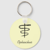 Zodiac Sign Ophiuchus NEW Keychain | Zazzle Zodiac Sign Ophiuchus NEW Keychain | Zazzle