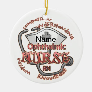 Ophthalmic Nurse Axiom Ceramic Ornament
