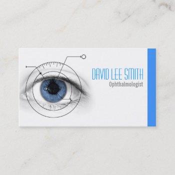 Ophthalmologist Business Card by KeyholeDesign at Zazzle