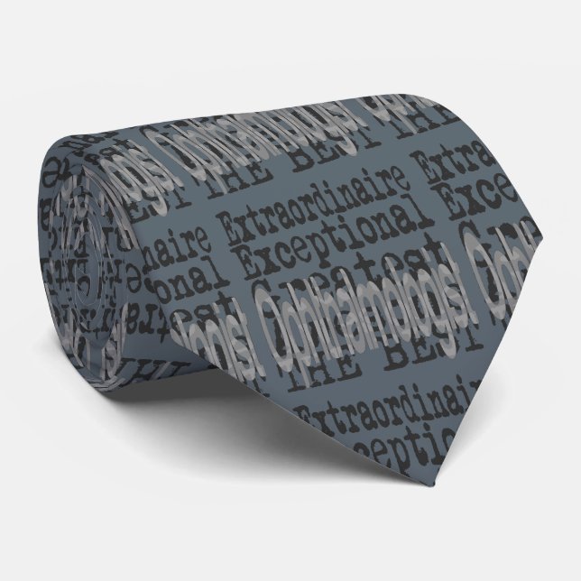 Ophthalmologist Extraordinaire Tie (Rolled)