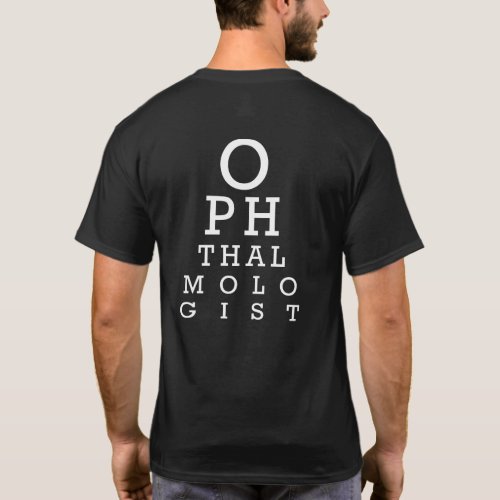 Ophthalmologist Eye Doctor Vision Chart Funny T_Shirt