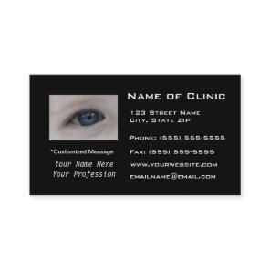Ophthalmologist Eye Exam Appointment Reminder Card