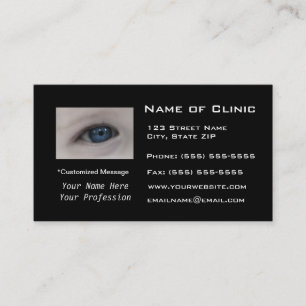 Ophthalmologist Eye Exam Appointment Reminder Card