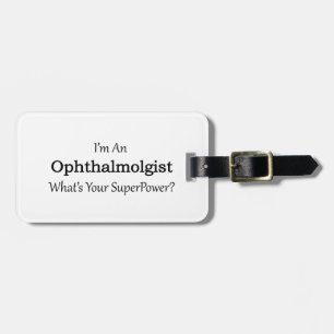 Ophthalmologist Luggage Tag