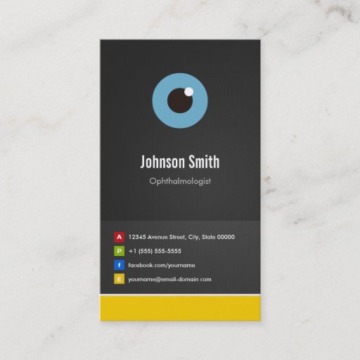 Customizable Ophthalmologist - Optical Creative Innovative Business Card