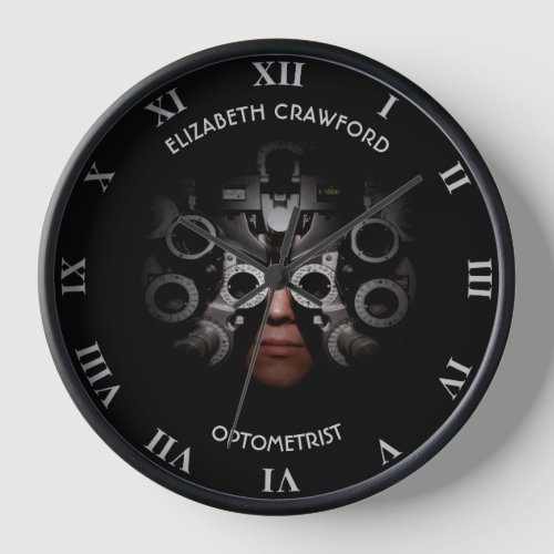 Ophthalmologist Optician Test Vision Optometrist Clock