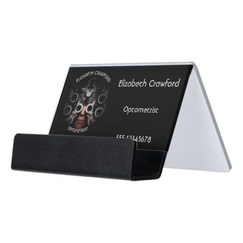 Ophthalmologist Optometrist Optician Test Vision Desk Business Card Holder