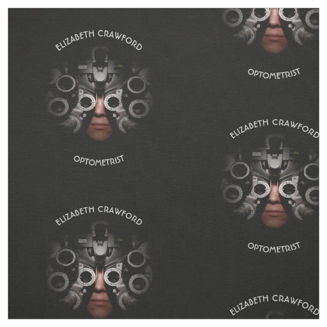 Ophthalmologist Optometrist Optician Test Vision Fabric (Swatch)