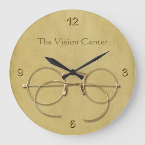 Ophthalmologist, Optometrist or Optician Large Clock