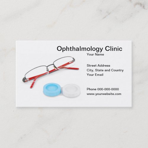 Ophthalmology Clinic Business Card