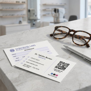 Ophthalmology Clinic Business Clean Appointment Card