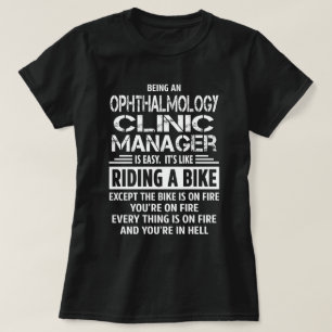 Ophthalmology Clinic Manager T-Shirt