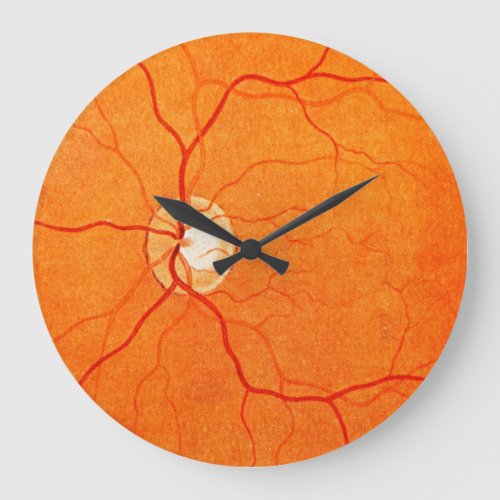 Ophthalmology Optometry Eye Fundus Exam Wall Clock