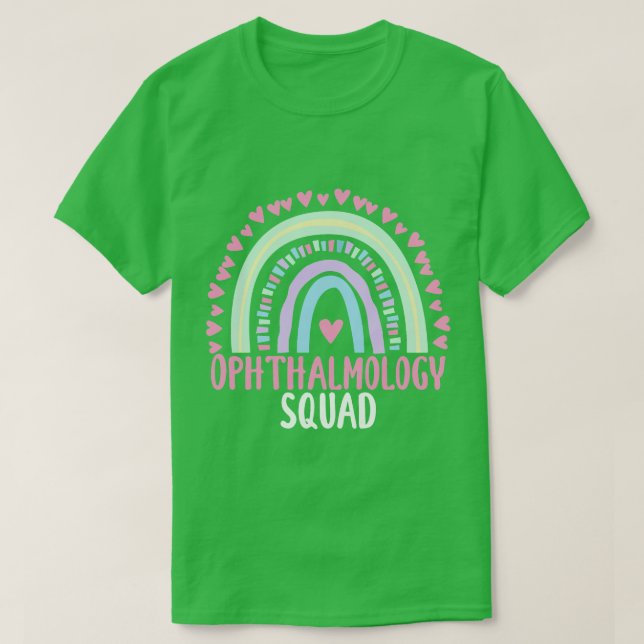 Ophthalmology Squad Party Matching Womens Apprecia T-Shirt (Design Front)