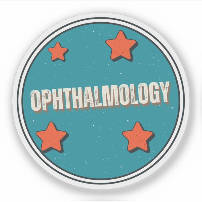 Ophthalmology Sticker (Front)