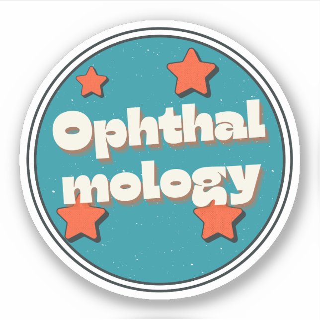 Ophthalmology Sticker (Front)