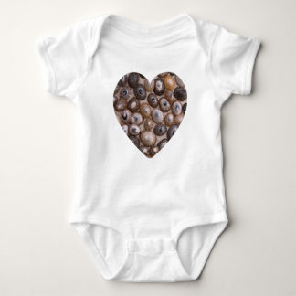 Opihi Heart Baby Outfit Baby Bodysuit