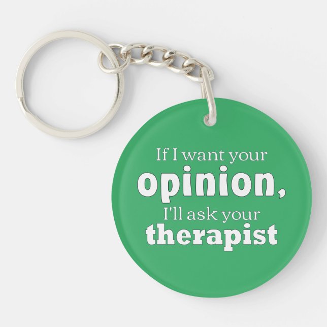 Opinion ask therapist wf keychain (Front)