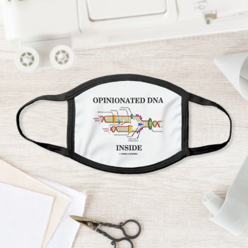 Opinionated DNA Inside DNA Replication Humor Face Mask