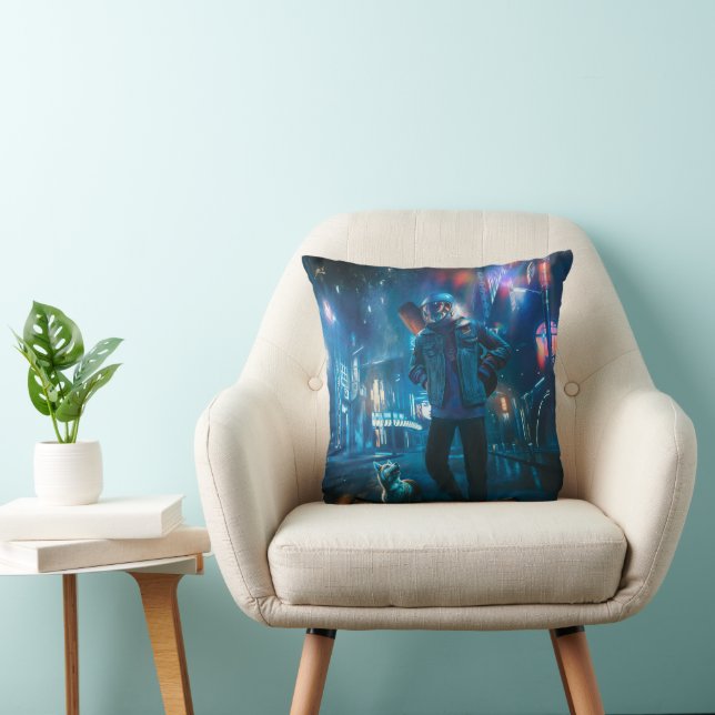 Opinions Throw Pillow (Chair)