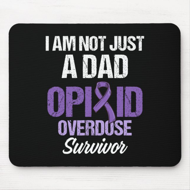 Opioid Overdose Awareness Warrior Survivor 2 Mouse Pad (Front)