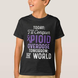 Opioid Overdose Awareness Warrior Survivor 47 T-Shirt
