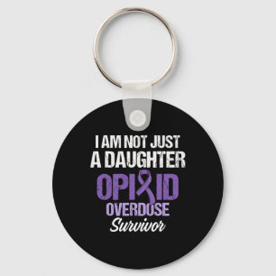 Opioid Overdose Awareness Warrior Survivor 48  Keychain