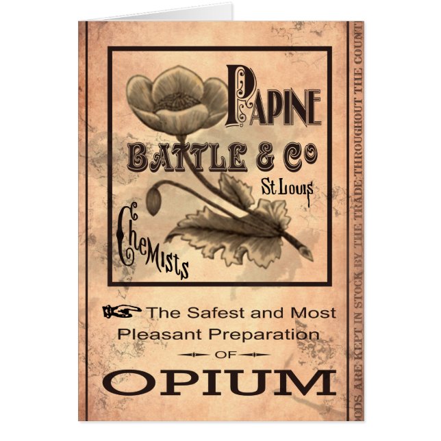 Opium-1883 Cards (Front)