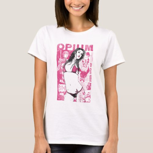 Opium Girl _ Artistic T_shirt Design