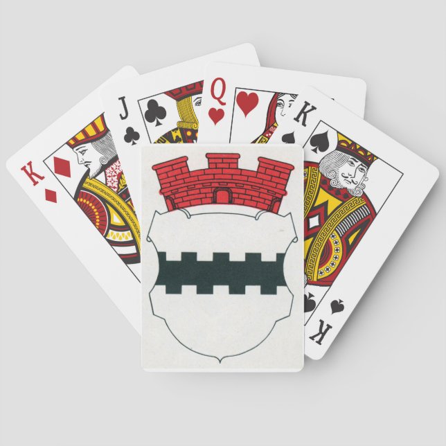 Opladen Coat of Arms - city of Opladen Leverkusen Poker Cards (Back)