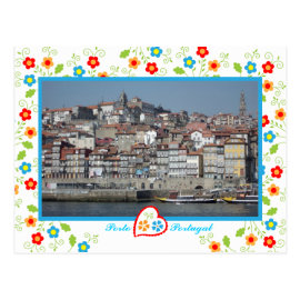 Oporto city near Douro River - Ribeira Postcards