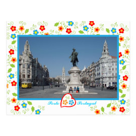 Oporto city view post cards