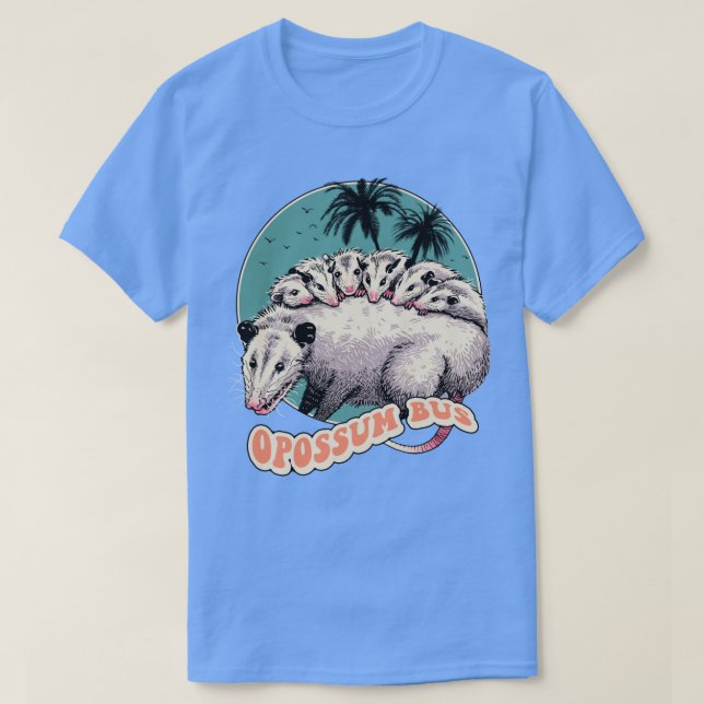 Opossum Bus  T-Shirt (Design Front)