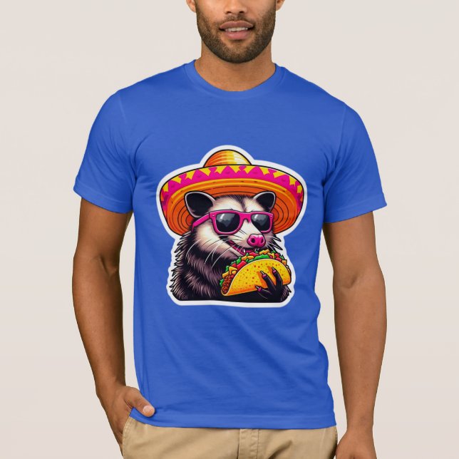 OPOSSUM EATING TACO 4 T-Shirt (Front)
