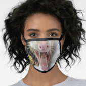Opossum Facemask Face Mask (Worn Her)