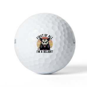 Opossum, First Of All I'm A Delight Golf Balls