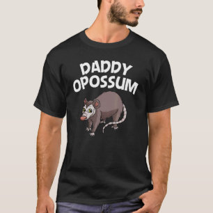 Opossum For Men Dad Awesome Possum Support Animal T-Shirt