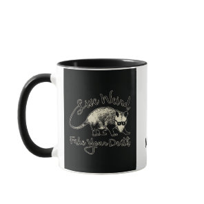 Opossum, Live Weird, Fake Your Death Mug