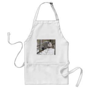 Opossum Love Adult Apron