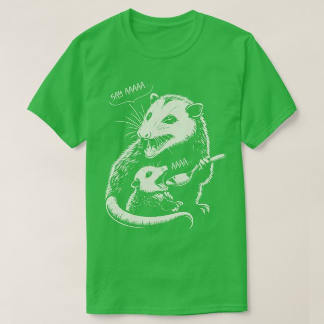 Opossum Moms Love T-Shirt (Design Front)