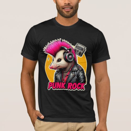 OPOSSUM_PUNK ROCK PINK T_Shirt