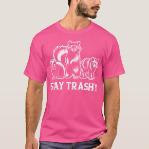 Opossum Raccoon Stay Trashy Trash Squad Skunk T-Shirt